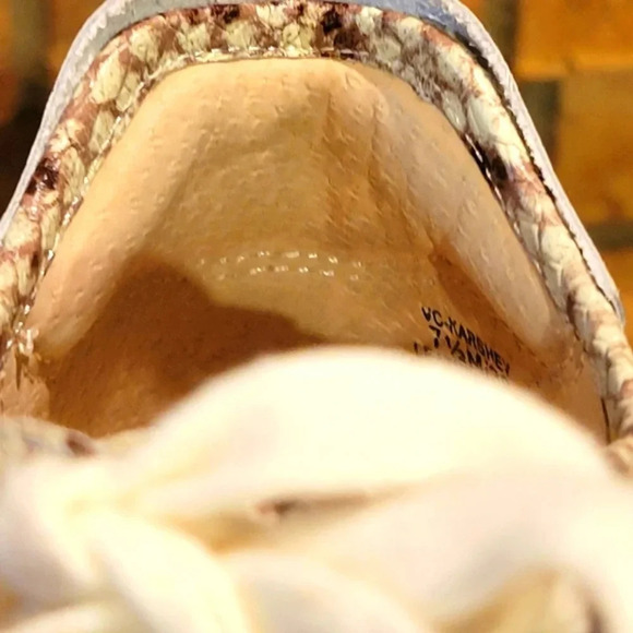 Vince Camuto Karshey Lace-up Platform Multi Snake Sneakers Wmns 7.5 - Picture 10 of 13